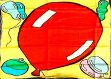 Load image into Gallery viewer, Balloon Production Hank - A Colorful Silk Screened In Vibrant Eye Catching Colors!