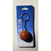 Load image into Gallery viewer, Basket Ball Poly-Resin Keychain - Show Your Sport Pride! - Basketball Keychain