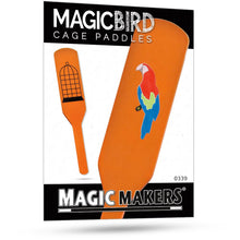 Load image into Gallery viewer, Birdcage Paddles Magic Trick - Make Bird Fly from Paddle - Includes Online Video!