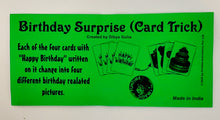 Load image into Gallery viewer, Birthday Surprise Card Packet Trick - Great Birthday Theme For Parties!