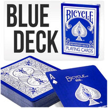 Load image into Gallery viewer, Reversed Back Bicycle Card Decks: Green / Blue / Black / Red / Yellow / Orange / Pink and Purple!