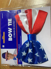 Load image into Gallery viewer, Bow Tie - Stars and Stripes - USA Flag Style Bow Tie - Show Off Your True Colors!