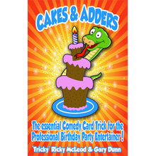Load image into Gallery viewer, Cakes and Adders - The Essential Comedy Card Trick for the Professional Birthday Entertainer! - Cakes & Adders