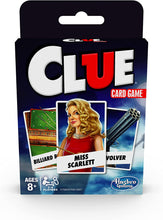 Load image into Gallery viewer, Hasbro Gaming Clue Card Game for Kids Ages 8 & Up, 3-4 Players Strategy Game
