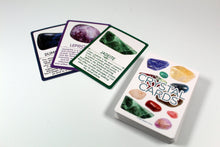 Load image into Gallery viewer, Crystal Cards - A Guide to Uses and Meanings of 54 Different Crystals!