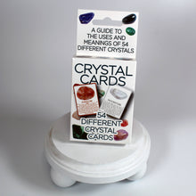 Load image into Gallery viewer, Crystal Cards - A Guide to Uses and Meanings of 54 Different Crystals!