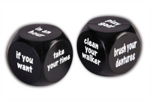 Load image into Gallery viewer, Over the Hill: Decision Dice - When making your own decisions are too strenuous!
