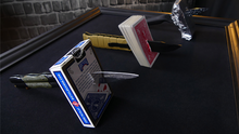 Load image into Gallery viewer, DECK STAB 3 BLUE by Adrian Vega - Find a Selected Card by Stabbing the Deck!