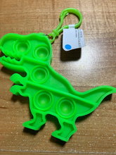 Load image into Gallery viewer, Bubble Pop Green Dino Bag Clip - Anti-Stress Pop It Fidget Toy - Pop Bubble Pops