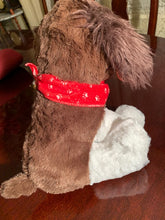 Load image into Gallery viewer, Brown and White Soft Puppy Plush Animal Sits 11 Inches High! - Cute Plush Toy Gift