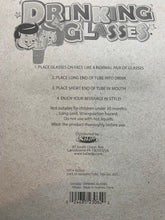 Load image into Gallery viewer, Drinking Glasses - Be The Life Of The Party With These Drinking Straw Glasses!