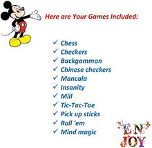 Load image into Gallery viewer, Family 10-in-1 Game Set by Cardinal - All Included in an Elegant Wooden Case!