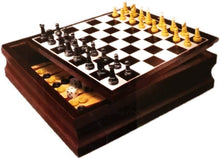 Load image into Gallery viewer, Family 10-in-1 Game Set by Cardinal - All Included in an Elegant Wooden Case!