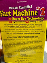 Load image into Gallery viewer, Fart Machine Number 2 - Remote Controlled - Makes Hilarious Sounds! - Great Fun