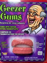 Load image into Gallery viewer, Geezer Gums - Fake Reusable - Look Toothless! - Great Theatrical Makeup Prop