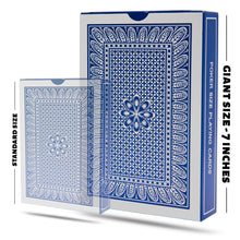 Load image into Gallery viewer, Giant Invisible Card Deck - Blue Jumbo Invisible Card Deck - Easy To Do!