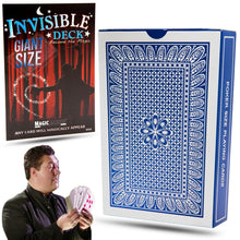 Load image into Gallery viewer, Giant Invisible Card Deck - Blue Jumbo Invisible Card Deck - Easy To Do!