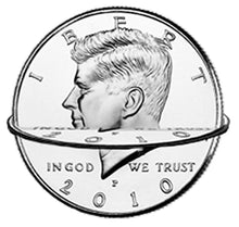Load image into Gallery viewer, Half Dollar Through Half Dollar Mystery - Half Thru Half - Visual Coin Magic