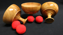 Load image into Gallery viewer, Cups & Balls - Wood - Indian style Cups and Balls - Great Craftsmanship!