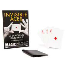 Load image into Gallery viewer, Invisible Aces AKA Outlaw Bicycle Packet Card Magic Close-up Trick