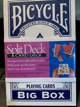 Load image into Gallery viewer, Split Deck - Jumbo Bicycle Magic Trick Card Deck - Easy To Do!