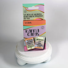 Load image into Gallery viewer, Karma Cards - 54 Positive Inspiring Action Messages - Plan Your Day a Better Way