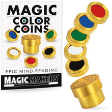 Load image into Gallery viewer, Mystic Chips - Magic Color Coins - Professional Brass Model - Mentalism Close-up Magic