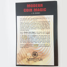 Load image into Gallery viewer, Modern Coin Magic by J. B. Bobo - paperback book