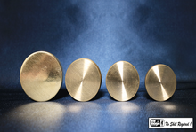 Load image into Gallery viewer, Nested Coin Boxes - Brass Version - A Borrowed Coin Vanishes and Reappears Inside!