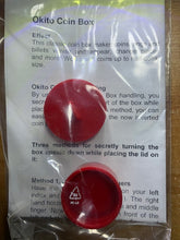 Load image into Gallery viewer, Okito Coin Box - Plastic Version - Coins Appear, Vanish and Penetrate!