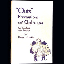 Load image into Gallery viewer, Outs: Precautions and Challenges for Ambitious Card Workers by C. Hopkins - Booklet