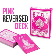 Load image into Gallery viewer, Reversed Back Bicycle Card Decks: Green / Blue / Black / Red / Yellow / Orange / Pink and Purple!