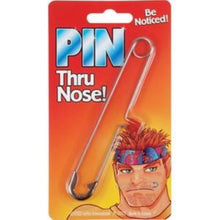 Load image into Gallery viewer, Pin Thru Nose - Place This Item In Your Nose and Be Noticed!