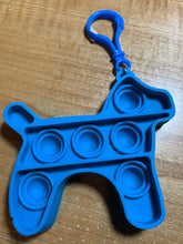 Load image into Gallery viewer, Bubble Pop Blue Dog Bag Clip - Anti-Stress Pop It Fidget Toy - Pop Bubble Pops!