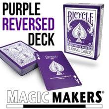 Load image into Gallery viewer, Reversed Back Bicycle Card Decks: Green / Blue / Black / Red / Yellow / Orange / Pink and Purple!