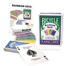 Load image into Gallery viewer, Rainbow Deck Includes Online Learning! - Many Card Tricks Are Possible With This Colorful Deck!
