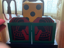 Load image into Gallery viewer, Split Die Box With Tray - Die Vanishes And Reappears At Will - A Classic of Magic That's Easy To Do!