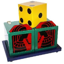 Load image into Gallery viewer, Split Die Box With Tray - Die Vanishes And Reappears At Will - A Classic of Magic That's Easy To Do!