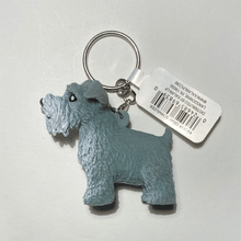 Load image into Gallery viewer, Squishy Grey Schnauzer Dog Keychain - Keyring - Giggle or Scream In Enjoyment With This Keychain!