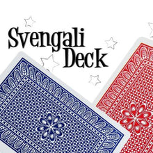 Load image into Gallery viewer, Svengali Bridge Magic Deck of Cards - Available In Red or Blue Card Backs