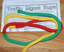 Load image into Gallery viewer, Adair's Traffic Signal Rope - Easy To Do! - Rope Colors Change Places Like Magic