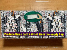 Load image into Gallery viewer, Triple Mini Card Castles From Bag - Produce 3 Mini Card Castles From an Empty Bag!