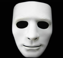 Load image into Gallery viewer, Blank Face Mask - Use It For Dress Up - Halloween - Cosplay - Your Choice of Various Colors!