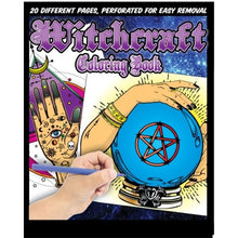 Load image into Gallery viewer, Witchcraft Coloring Book - 20 Different Pages, Perforated For Easy Removal!