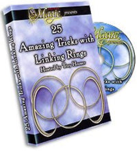 Load image into Gallery viewer, 25 Amazing Tricks With Linking Rings DVD - Easy To Do Effects!
