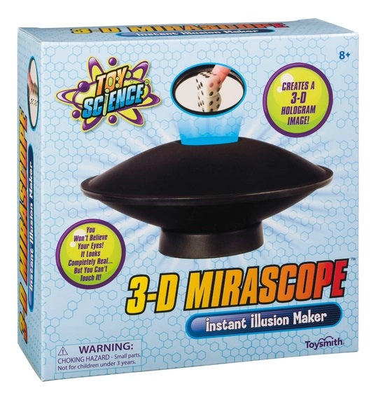 3-D Mirascope - Magical 3-D Illusion! - This is a great gift! - Colors May Vary