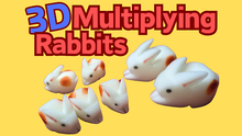 Load image into Gallery viewer, Multiplying Rabbits in 3D - Large Sponge Rabbits Appear, Disappear and Multiply! by Royal Magic
