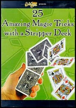 Load image into Gallery viewer, 25 Amazing Magic Tricks With A Stripper Deck Digital Download! - Easy To Do Effects
