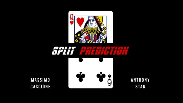 Split Prediction Red (Gimmicks and online instructions) by Massimo Cascione & Anthony Stan