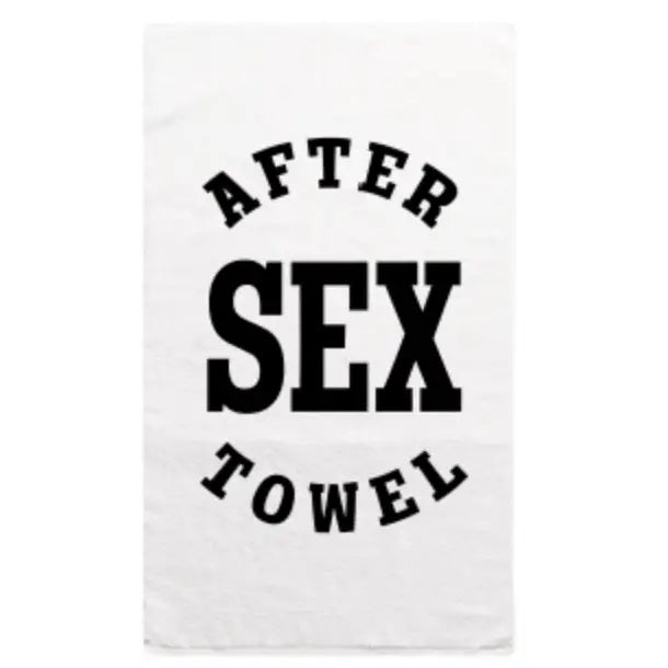 After Sex Towel - What a Funny Gag for Newlyweds are Just Because!